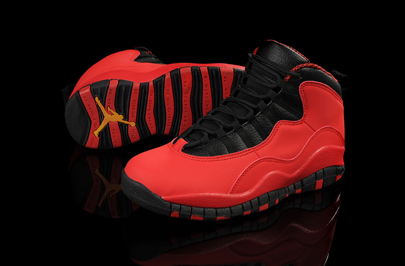 Air Jordan 10 Mens Shoes Red/Black Online